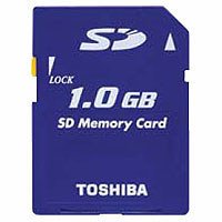Toshiba 1GB Secure Digital (SD) Card
