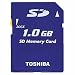 Toshiba 1GB Secure Digital (SD) Card