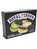 Royal Crown Smoked Clams, 3.7 oz.