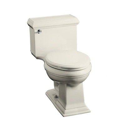 Kohler K-3812-33 Memoirs Comfort Height One Piece Elongated 1.28gpf Toilet with Classic Design, Mexican Sand