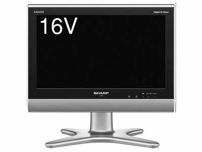 SHARP AQUOS 16V型地上・BS・110度CSデジタルハイビジョン液晶テレビ (ブラック系) LC-16E5B