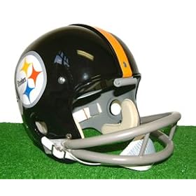 1963-76 Pittsburgh Steelers Two Bar Helmet