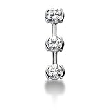 14k White Gold 0.45 ct Diamond Pendant G-H , SI1