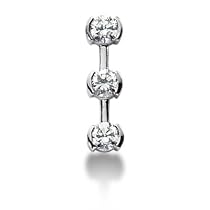 14k White Gold 0.45 ct Diamond Pendant G-H , SI1