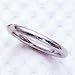 Ladies 2MM 14kt white gold wedding band