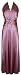 Rhinestone Pin Satin Satin Halter Gown Bridesmaid Prom Dress - 3X