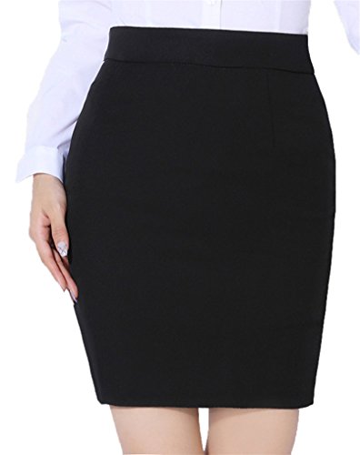 WellMiss レディース スーツ スカート ひざ丈 フォーマルスーツ スカート 単品 エレガント 美尻 ボトム 通勤 OL オフィス レディース スーツ オフィス 仕事 入学式 卒業式 入園式 OL お葬式 宮参り ブラック 黒 S/M/L/XL/2XL/3XL