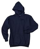 NEW Hanes Ultimate Cotton - Pullover Hooded Sweatshirt Deep Navy-S