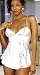  : 1st Fantasies Charmeuse Silk and Lace Baby Doll Set