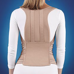 FLA 16-900700 Posture Control Brace Back Support Beige LATEX FREE XTRA LARGE