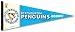 WinCraft Premium Vintage Eishockey Wimpel von den Pittsburgh Penguins.Gr��e: ca. 30 cm x 76 cm.