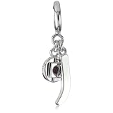 ELLE Jewelry Charms J Initial Sterling Silver 