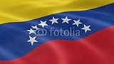 IMAGE OF Wallmonkeys Peel and Stick Wall Decals - Venezuelan Flag in the Wind - 60