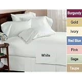 1000 Thread Count Egyptian Cotton Sheet Set - Solid Color Sateen