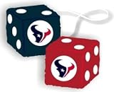Houston Texans Fuzzy Dice