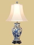 Antique Blue & White Vase with Shade