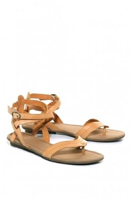 Esprit - Sandales Plates - Couleur : Moutarde - Taille : 39: Amazon ...