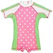 Girls Polkadot Pink UV Rash Suit