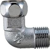 水道材料 カクダイ ナット付フレキ用エルボ 【6461-20】