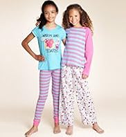 2 Pack Older Girls Cotton Rich Toastie Pyjamas