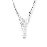 Sterling Silver Tinkerbell Necklace - Disney Jewelry