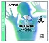 Electronics : TDK CDRWXG80X5 Rewritable Disc
