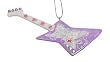 Tween Christmas Purple "Rock Star" Music Guitar Holiday Ornament