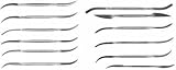 GROBET SWISS FILE RIFFLERS DIEMAKER FILE SET OF 12 CUT 2