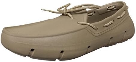 Tucket Footwear Mens Giller Boat Shoes, Khaki/Vanilla, 11 M US