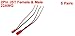 uxcell 5 Pairs 22AWG Wire Cable w JST M F Connector for RC Battery Motor