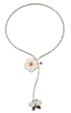 Rose quartz and garnet choker, 'Song of Summer'