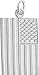 Jewelry : USA Flag Charm by Rembrandt Charms