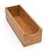 Lipper International Bamboo 4-1/2-by-12-1/2-Inch Sock/Stocking Box