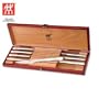 J.A. Henckels S.O.S. 8-Piece Stainless-Steel Steak Knife Set in Wood Gift Box