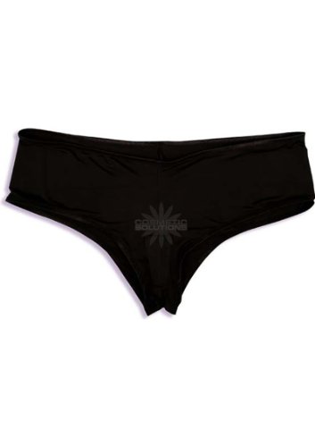 Boy Shorts Vibrating Panty Black Small/Medium #Dj-7810-01-3