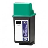 HP No. 33 Black Ink Cartridge - Inkjet - 480 Page - Black - 1