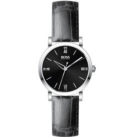 Hugo Boss 1502007 Damenuhr Lederband Edelstahl 30m Analog