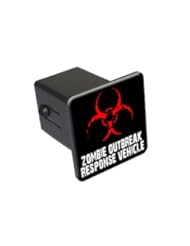 Automotive Parts and Accessories: Zombie Outbreak Response Vehicle - 2" Tow Trailer Hitch Cover Plug Truck Pickup RV - Tow Hitch Covers