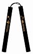 Nunchaku 12" Cord Rubber w/Ninja - Martial Arts - Nunchaku