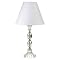 Simply Shabby Chic Crystal Candlestick Table Lamp - Tall