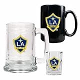 Los Angeles Galaxy 15 oz. Tankard, 15 oz. Ceramic Mug and 2 oz. Shot Glass Set