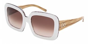 Click here to buy Dolce Gabbana 4047 WHITE ANIMAL PRINT  BROWN GRADIENT Sunglasses 90113 by Dolce & Gabbana.