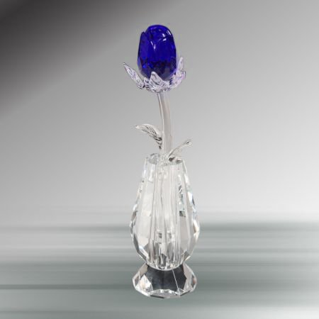 Blue Rose in Vase