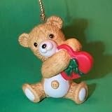 Hallmark Cinnamon Bear sixth in the collector's series- fine porcelain christmas ornament with a heart Hallmark Cinnamon Bear sixth in the collector's series- fine porcelain christmas ornament with a heart