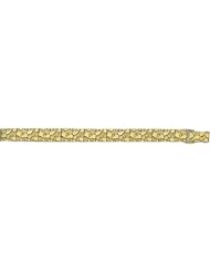 11mm 14k Classic Nugget Bracelet 8"