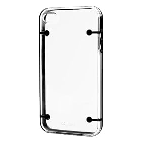 Xqisit - 11556 - Coque iPlate Style pour iPhone 4/4S - Noir