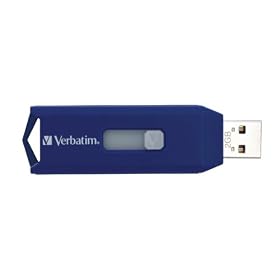 Verbatim 44091 2GB Retractable USB Drive Blue