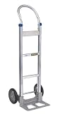 Hand Truck Moldon Rubber Wheel Continuous Handle Aluminum