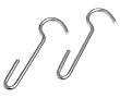 J.K. Adams PR-UT-02 Utensil Hook for Ceiling Pot Rack, Set of 2