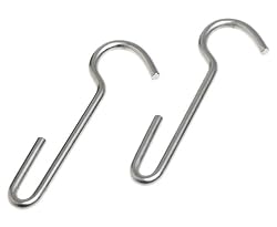 J.K. Adams PR-UT-02 Utensil Hook for Ceiling Pot Rack, Set of 2